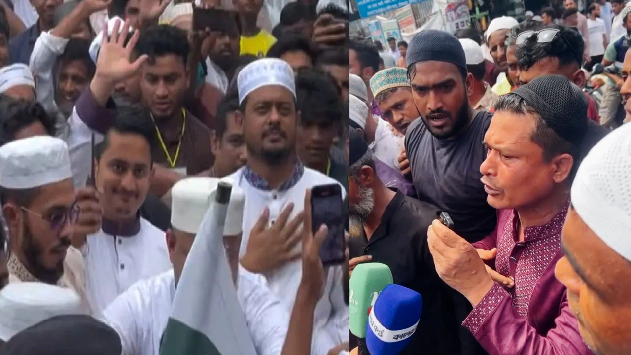 বিএসএফের হত্যাকাণ্ডের প্রতিবাদে এনসিপির সমাবেশ, বিএনপির পাল্টা স্লোগান