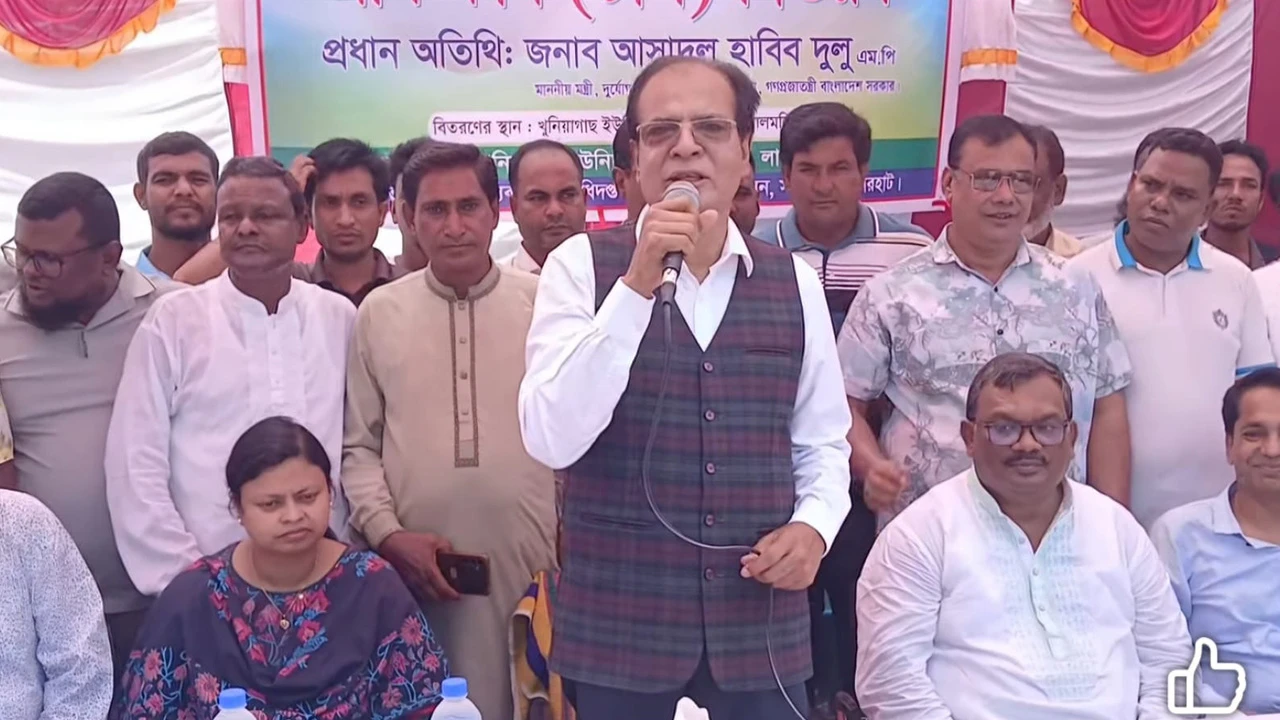 তিস্তা মহাপরিকল্পনা বাস্তবায়নে সরকার অঙ্গীকারবদ্ধ: ত্রাণমন্ত্রী