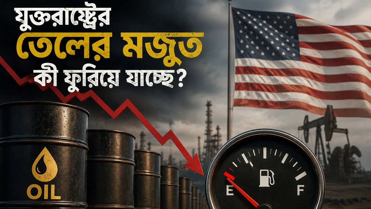 ৪০ বছরের মধ্যে সর্বনিম্ন পর্যায়ে যুক্তরাষ্ট্রের জ্বালানি তেল মজুদ