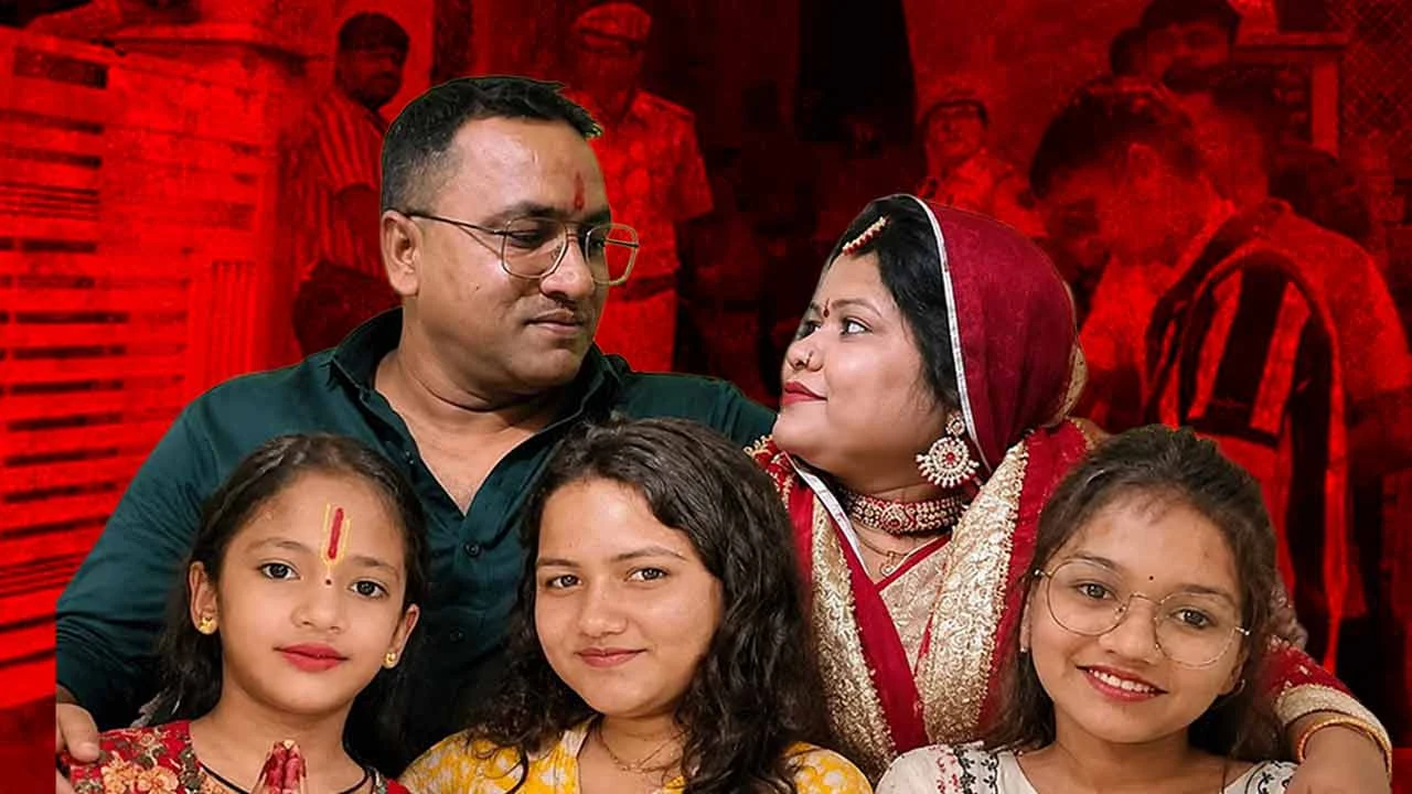 স্ত্রী ও তিন কন্যাকে খুনের পর বাবাকে চা বানিয়ে বাড়ি ছাড়লেন যুবক