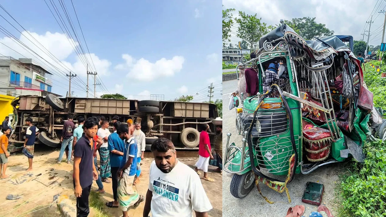 ময়মনসিংহে বাসের ধাক্কায় সিএনজির দুই যাত্রী নিহত