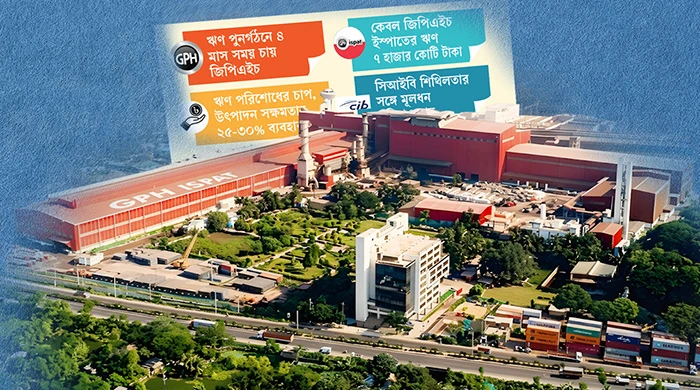 ১০ হাজার কোটি টাকার খেলাপির ঝুঁকিতে জিপিএইচ ইস্পাত