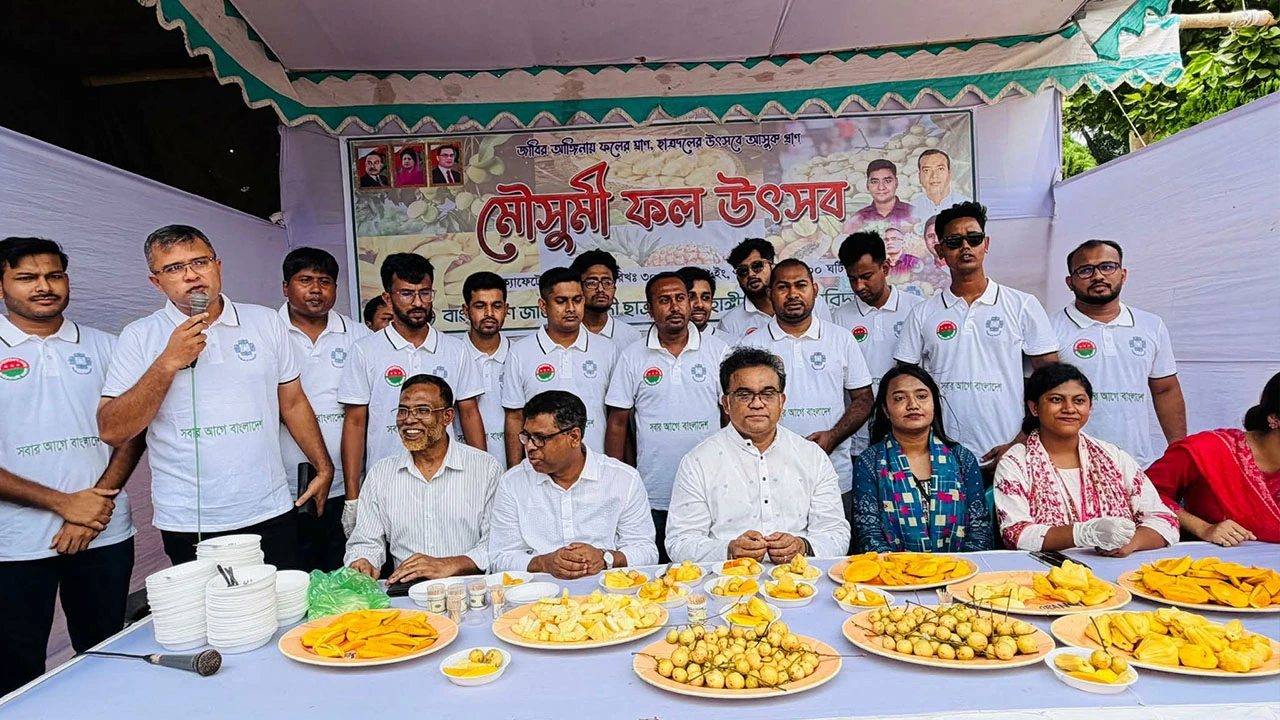 জাবিতে ছাত্রদলের উদ্যোগে মৌসুমি ফল উৎসব