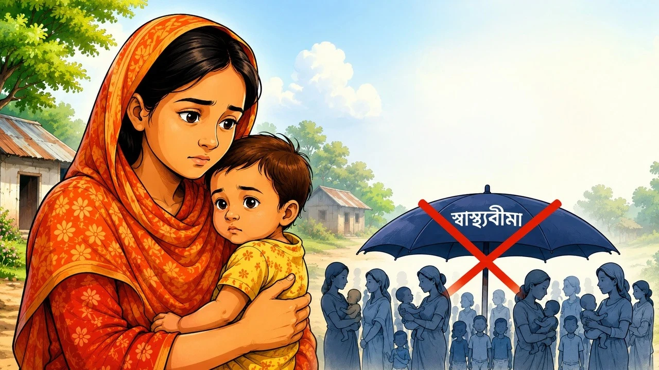 স্বাস্থ্যবীমার বাইরে দেশের ৯৮.৪ শতাংশ মা ও শিশু