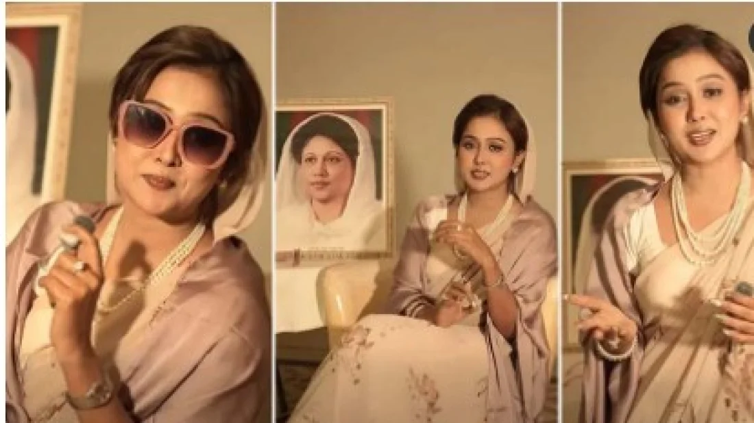 খালেদা জিয়ার সাজে চমকের ‘চমক’, নেটিজেনদের প্রশংসা