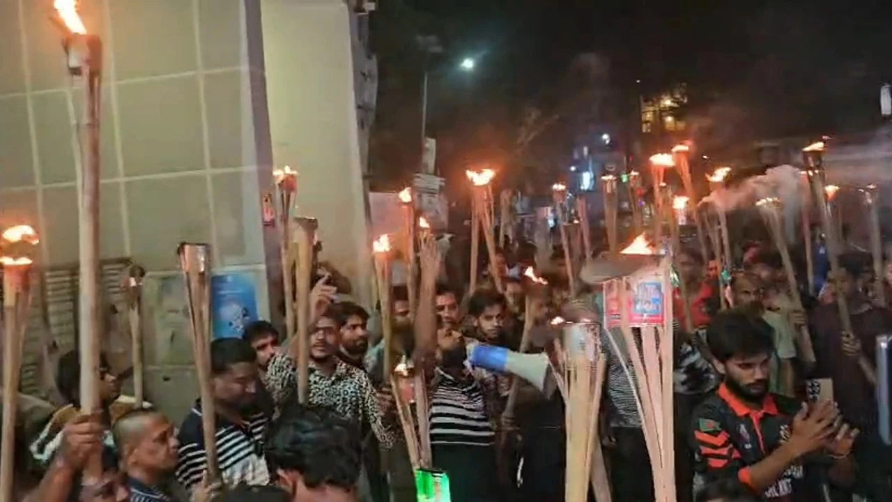 অভিনেত্রী বাঁধনের ওপর হামলা, ব্রাহ্মণবাড়িয়ায় যুবদলের প্রতিবাদ