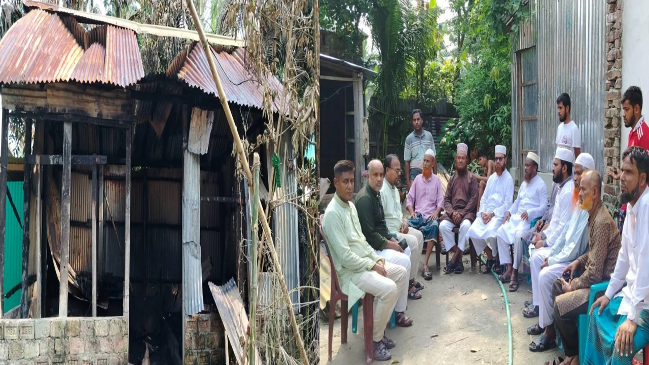 কটিয়াদীতে ক্ষতিগ্রস্ত পরিবারকে আর্থিক সহায়তা
