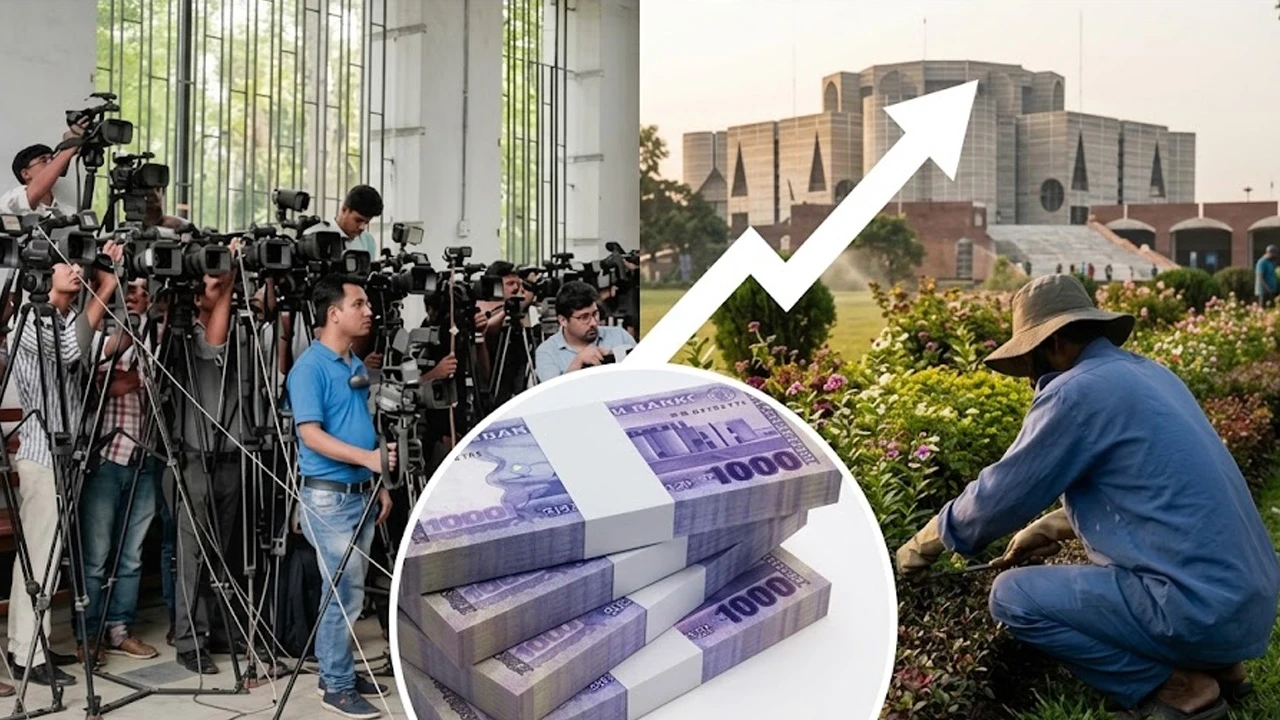 মালীর বেতন ১ লাখ টাকা, তাহলে সাংবাদিকের বেতন কত?