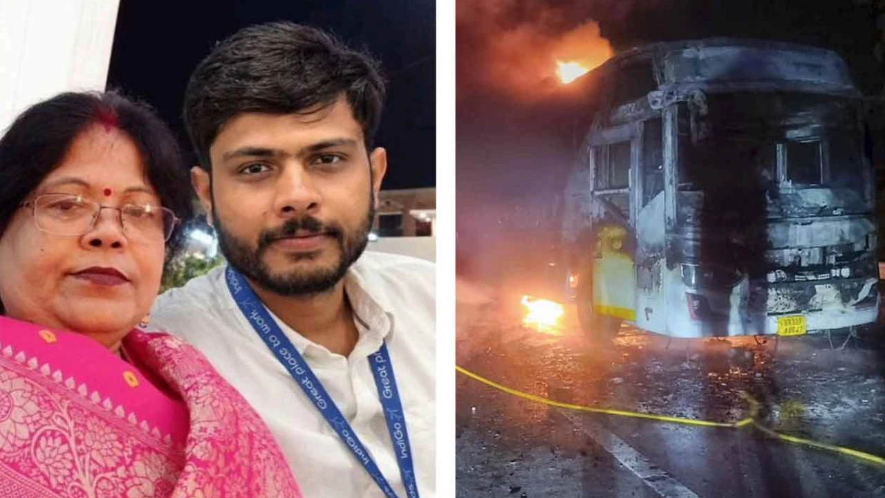 মা নামতে পারেননি, তাই নামলেন না ছেলেও; আগুনে পুড়ে মৃত্যু দু’জনের