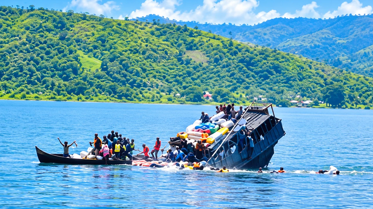 কঙ্গো নদীতে দুই নৌকার সংঘর্ষ, নিহত অন্তত ৩০