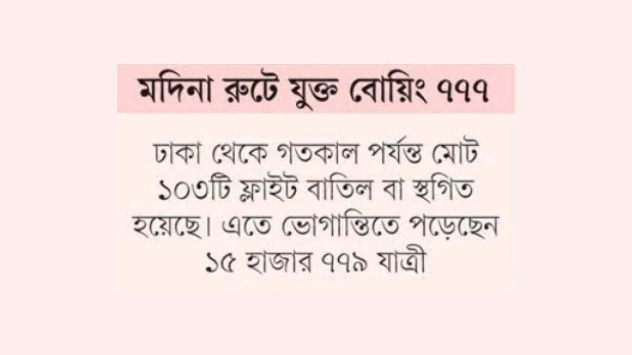 রিয়াদ-দাম্মামে ফ্লাইট স্থগিত ১৮ অক্টোবর পর্যন্ত