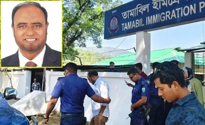 তামাবিল ইমিগ্রেশন চেকপোস্টে সাবেক উপজেলা চেয়ারম্যান আটক