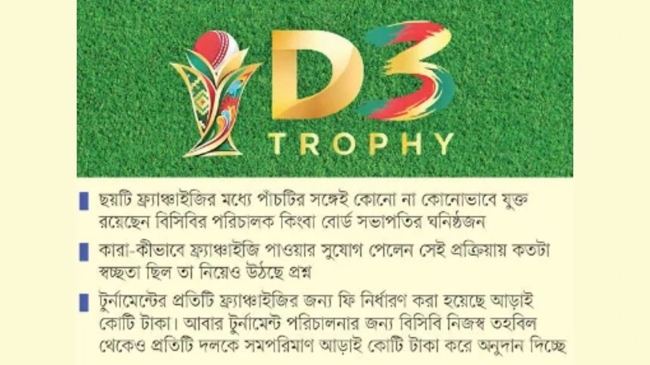 ক্রিকেট টুর্নামেন্টের নামে বিসিবি পরিচালকদের ফ্র্যাঞ্চাইজি!