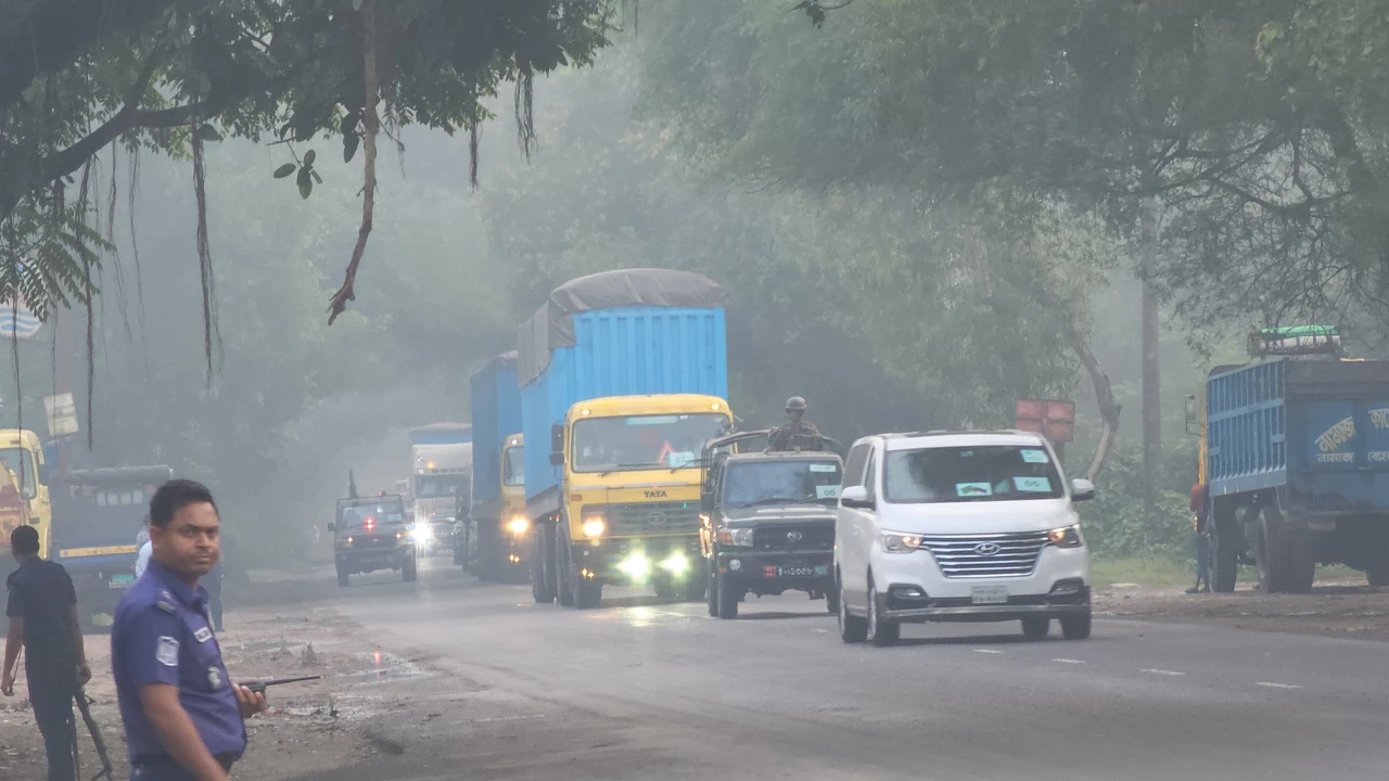 কড়া নিরাপত্তায় রূপপুরে পৌঁছাল ইউরেনিয়ামের চতুর্থ চালান